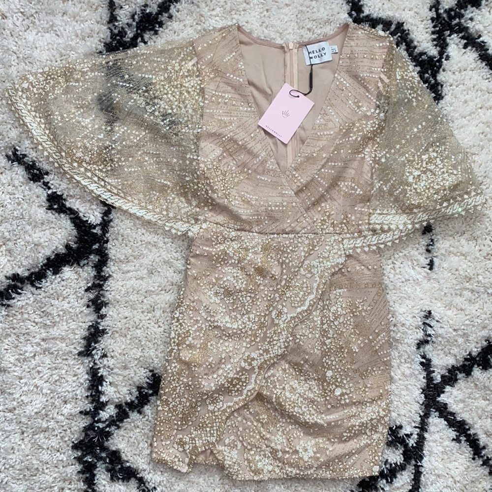 Evening Sun Dress Champagne
